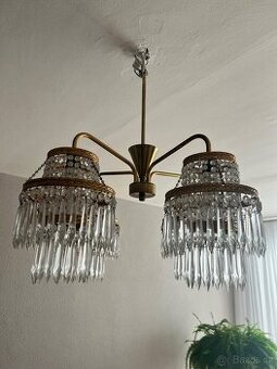 Prodám 4-ramenný křistalový lustr