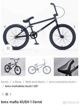 Kolo BMX Mafia Bikes Kush 1+ nové pláště, prilba a duše