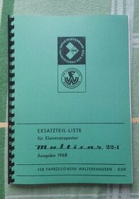 Návody a katalogy Multicar 22/25