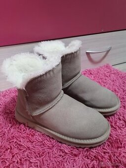 Kožené zimní boty sněhule válenky Reserved vel. 38