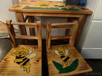 Detsky stolecek a zidlicky