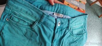 Street One dámské zelenkavé džíny vel. 38