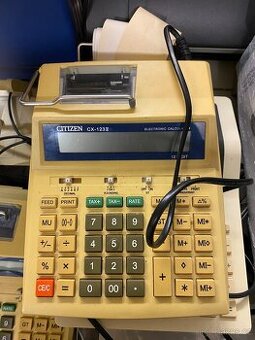 stolní kalkulátor s dvoubarevným tiskem citizen cx-123 II_2