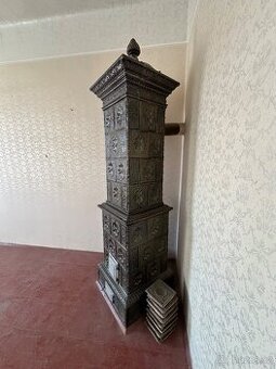 Kachlová kamna funkční