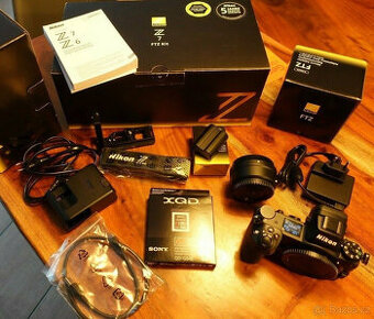 Nikon Z7 + FTZ + 64GB XQD + L-bracket 3442 Spoušť 45,7MP Bal