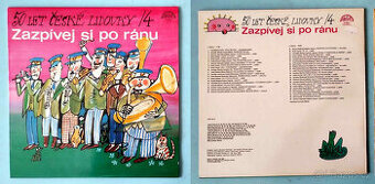 LP desky česká dechovka 14ks + USA dechovka 6ks