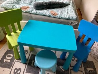 Ikea Mammut stoleček + židle + stolička
