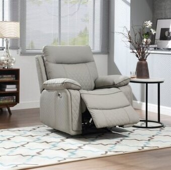 Polohovatelné křeslo TV-4134 v béžovém provedení