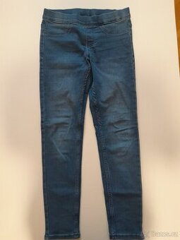 Dívčí riflové kalhoty vel.140