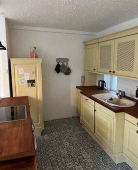 Kuchyně z masivu se spotřebiči a ostrůvkem,5744