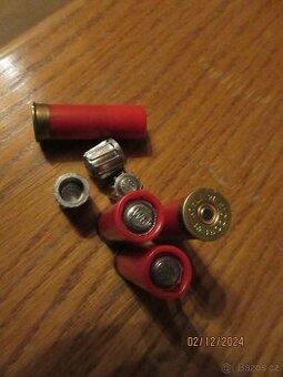 Náboj ráže 16 /65 brok Sluk ( brenek, jednotná střela) černo