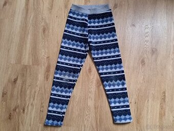 Zateplené kalhoty vel. 122/128.