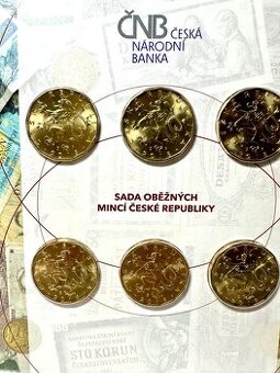Sada oběžných mincí 6x 20Kč