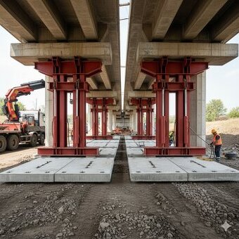 Panely peníze šetří silniční tloušťka cca 20cm
