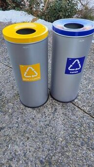 Odpadkový koš na tříděný odpad - kovový