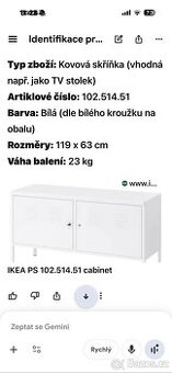 Skříňka ikea bils