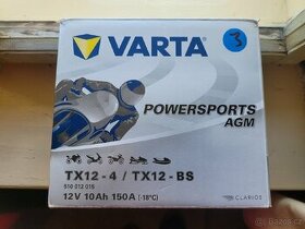 Motobaterie VARTA YTX12-BS, 10Ah, 12V