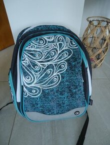 Školní batoh Bagmaster Element 9 A Turquoise - velmi zachova