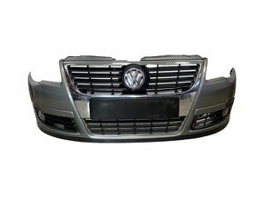 Přední nárazník šedozelená metalíza LB6S VW Passat B6 2007