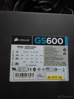 Corsair zdroj GS600 - ND - 1