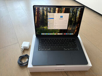 Zánovní 15" Apple MacBook Air M3, 16GB/SSD 256GB - záruka