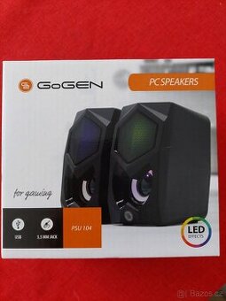 PC stolní reproduktory GoGen RGB PSU 104 - 1