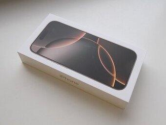 APPLE iPhone 16 Pro 128GB Pouštní Titan - ZÁRUKA - NEPOUŽIT - 1