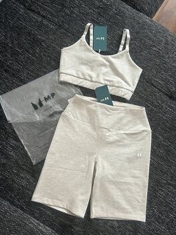 Tréninkový béžový/šedý set MyProtein, XS/34 - 1