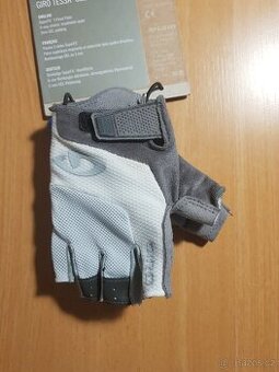 Šedobílé cyklistické rukavice GIRO Tessa vel. M