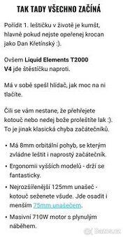 Liquid Elements T2000 - Orbitální leštička - 1