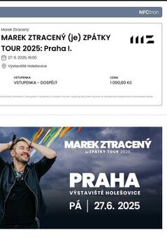 Ztracený Zpátky Tour 2025- PRAHA 27.6.2025