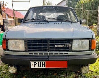 Škoda 130L, r.v.1986, první majitel