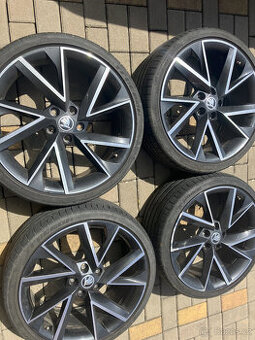 alu orig kola 5x112, škoda superb, karoq