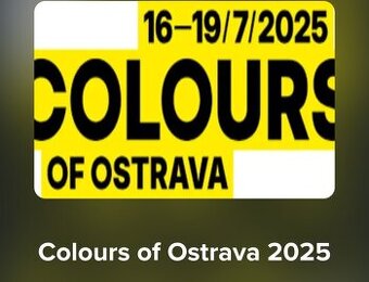 Colours of Ostrava 2025 Tři vstupenky