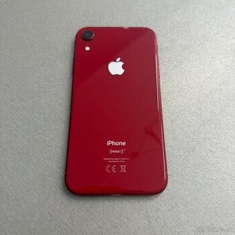 iPhone XR 64GB červený, 12 měsíců záruka