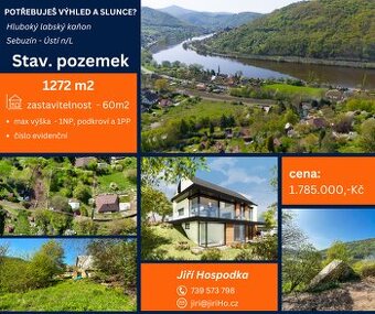 Stavební pozemek v Sebuzíně – slunné místo s výhledem