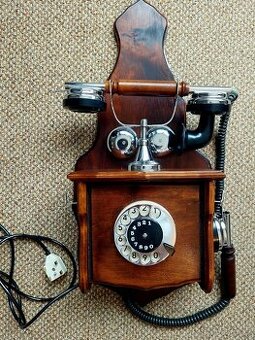 Telefon ze dřeva, pevná linka