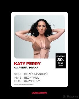 katy perry 02 arena praha 30.10.2025
