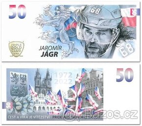 Bankovka Jaromír Jágr 50
