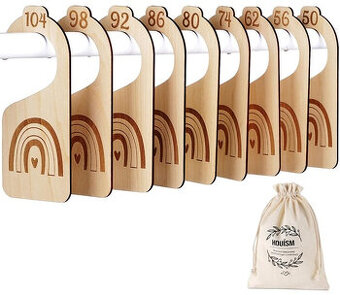 Dřevěné oddělovače dětského oblečení NOVÉ - Frýdlant