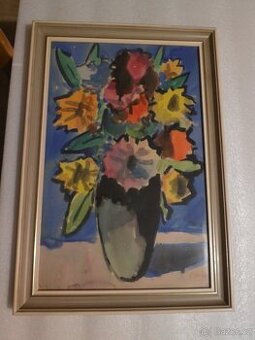 Obraz květinové zátiší V. Haise + další obraz - 1