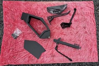 Ocelový rám na enduro E-bike - kompletní sada