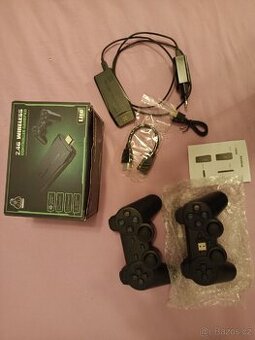 Retro herní konzole 10 000+ her, 2 bezdrátové ovladače