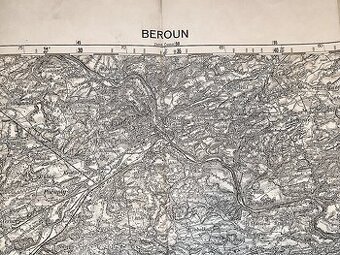 Mapa 4052 - Beroun, VZU. - 1