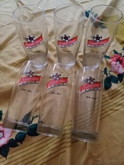 Prodám pivní skleničky Gambrinus liga  2010 - 2011