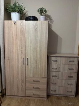 Skříň a komoda v setu