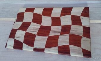 Kostkované prkénko ruční výroba