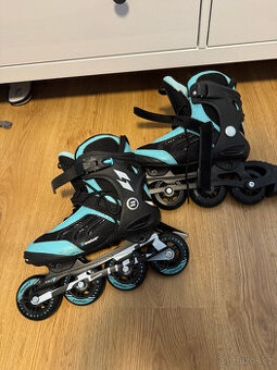 Kolečkové brusle vel. 37, dámské (1x použité)