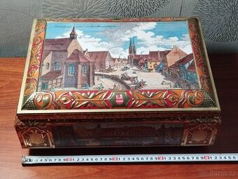 Plechová krabička - krabice od perníčků