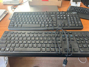 Prodám klávesnice Dell, LogicTech